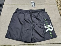 John Richmond swim shorts Black XXL SwimBoxer Pool Shorts R.R.P £100