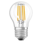 LEDVANCE Ampoule LED intelligente avec Bluetooth ampoule E27 à filament clair en forme de goutte, gradable, blanc chaud (2700K), remplace les ampoules de 40W, contrôlable avec Google et Alexa, 1-Pack