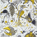 ANIMALIA AUDUBON WALLPAPER TROPICAL BIRDS EMMA J SHIPLEY GOLD W0099/02