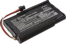 Kompatibelt med Televes H60, 7.4V, 10400 mAh