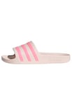 adidas Women's Adilette Aqua Slides, Wonder Quartz/Beam Pink/Wonder Quartz, 6 UK