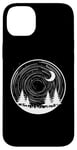 Coque pour iPhone 14 Plus Forêt nocturne avec étoiles tourbillonnantes