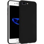 Coque Silicone TPU Gel Souple iPhone 7 Plus / iPhone 8 Plus Noir Mat