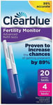 20 Clearblue Advanced Fertility Monitor Sticks Refill + 4 Pregnancy Test Kits