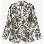 Veste Le Temps des Cerises  Veste blazer salome à motif jungle