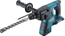 Batteridrevet borhammer Makita DHR264Z; 2x18 V; 2,5 J; SDS-plus (uten batteri og lader)