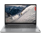 LENOVO IdeaPad 1 15.6" Laptop - AMD Ryzen™ 3, 128 GB SSD, Cloud Grey, Silver/Grey