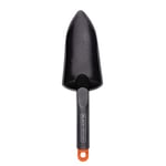 Black+Decker Mini Pelle avec Indication de Mesure - Pelle de Jardin 30,5 cm - Outils Jardinage - Truelle Polypropylène - Noir/Orange
