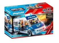 4008789708991 City Action 70 899 Police Transporter Set with Light and Sound PLA