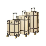 Rock Luggage Vintage Set of 3 Hard Shell Suitcases