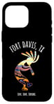 Coque pour iPhone 16 Pro Max Fort Davis Texas USA Motif Kokopelli dansant