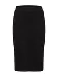 Selected Femme Slfshelly Mw Pencil Skirt B Noos Svart