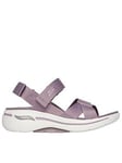 Skechers Go Walk Arch Fit Strappy Sandals - Lavender, Purple, Size 6, Women