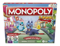 Monopoly Junior Board Game, 2-Sided Gameboard [Ages 4+] **BRAND NEW**