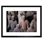 Wee Blue Coo Photo Modern Terracotta Army China Warrior Framed Wall Art Print