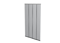 Windhager Moustiquaire Rideau Basic, Rideau de Porte à Moustiquaire, 100 x 220 cm, Anthracite