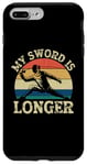 Coque pour iPhone 7 Plus/8 Plus Clôture humoristique My Sword Is Longer Sword