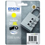 Epson 35XL Yellow Genuine Ink Cartridge WP-4720dwf WP-4730dwf WF-4730dwf - T3594