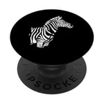 Cute zebra head in the Sahara Children Men Women Zebra PopSockets Adhesive PopGrip