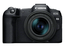 Canon EOS R8 + RF 24-50mm f/4.5-6.3 IS STM, 24,2 Mpixel, 40 bps, film 4K@60p, WiFi/Bluetooth