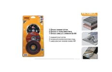 Leman - Pack disques meuleuse 125mm béton/inox/métal