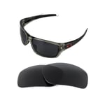 NEW POLARIZED BLACK REPLACEMENT LENS FOR OAKLEY STRAIGHTLINK SUNGLASSES