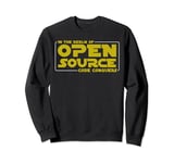 Programmer In The Realm Of Open Source Code Conquers Sweatshirt