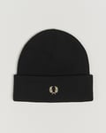 Fred Perry Merino Wool Beanie Black