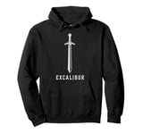 Excalibur The Legendary Sword in the Stone of King Arthur Pullover Hoodie