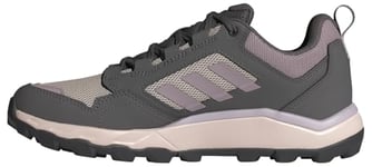 adidas Femme Tracerocker 2.0 Trail Running Shoes Chaussures Basses Non liées au Football, Charcoal/preloved Fig/Silver Dawn, 38 EU