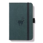 Dingbats A6 Pocket Wildlife Green Deer Notebook - Dotted (häftad, eng)