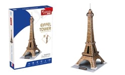 EXPLORA - Tour Eiffel - Puzzles 3D - 540020-39 Pièces - Monument Historique - Niveau 4 - Sans Colle Ni Ciseaux - Educatif - Paris - Jeu de Construction - Cadeau - Maquette - À Partir de 5 ans