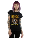 AC/DC Women's Give The Dog A Bone T-Shirt Black X-Large