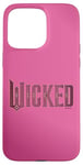 Coque pour iPhone 15 Pro Max Wicked Movie Logo Glinda Pink And Gold