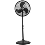 O'fresh - Ventilateur brumisateur oscillant 45W 3 vitesses H145cm D40cm extérieur