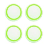 Capuchon De Poignée De Manette En Silicone Coloré,Accessoires De Jeu Pour Manettes Playstation Ps3,Xbox One,4 Pièces - Type White Green