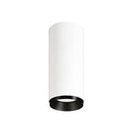 SLV 1004143 NUMINOS CL Phase S-Spot à LED, plafonnier, Applique en saillie, éclairage intérieur, 4000 K, 10,42 W, 1100 LM, Blanc, intensité Variable à 36 °, Aluminium