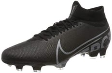 Nike Homme Superfly 7 Pro FG Chaussures de Football, Noir (Black/Metallic Cool Grey-Cool Grey 001), 47 EU