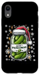 iPhone XR Funny Christmas Pickle Jokes Merry Picklemas Case