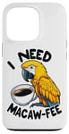 iPhone 13 Pro Gold Macaw Macaw-Fee Coffee Lover Case