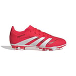 adidas Predator Club Junior Football Boots FG/MG Basket, Lucid Red/FTWR White/Core Black, 22 EU