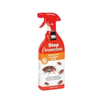 BSI - Spray Foudroyant Anti Punaise de Lit 800 ml - Effet Radical sur Tous les Insectes Rampants, Translucide