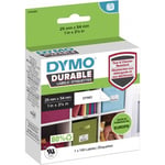 Dymo LW Durable -beständigsetikett 25 mm x 54 mm, 160 etiketter, vit polyester