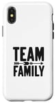 Coque pour iPhone X/XS Team Family Forever Together Family Unity