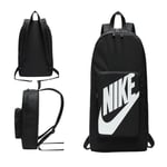 Nike Black Sport Backpack for Men and Women, Spacious Travel and Gym Bag