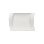 Villeroy & Boch - plateau accompagnements NewWave, en porcelaine pour entrées et desserts, compatible lave-vaisselle et micro-onde, blanc, 21 x 15 cm