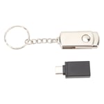 USB-muistitikku, nopea siirtonopeus USB 2.0 -asema USB-tyypin C-sovittimella kannettavalle tabletille, hopea 32GB