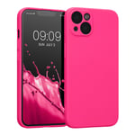 Matte TPU Case for Apple iPhone 13 - Neon Pink