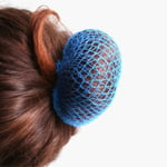 BLUE STRETCHY HAIR MESH NET Catering Food Hygiene Salon Factory Restaurant Cover