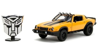 JADA TOYS - Voiture des Transformers couleur jaune avec Badge  – CHEVROLET Ca...